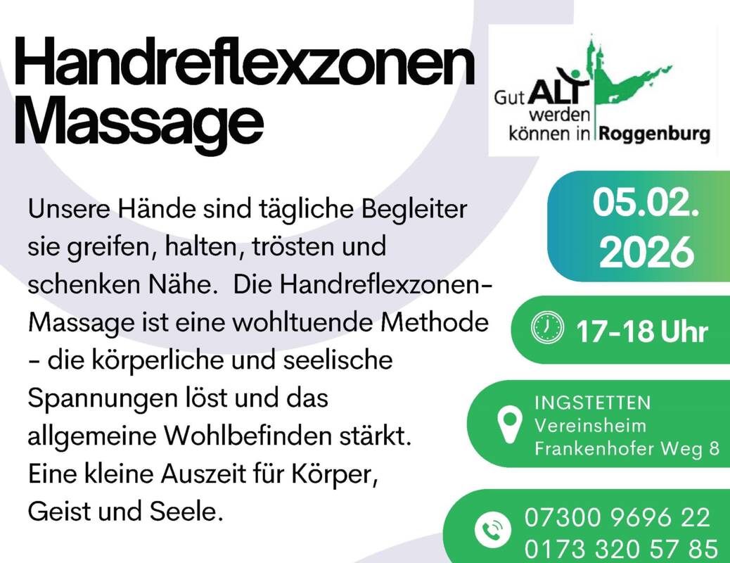 2026: Handreflexzonen-Massage