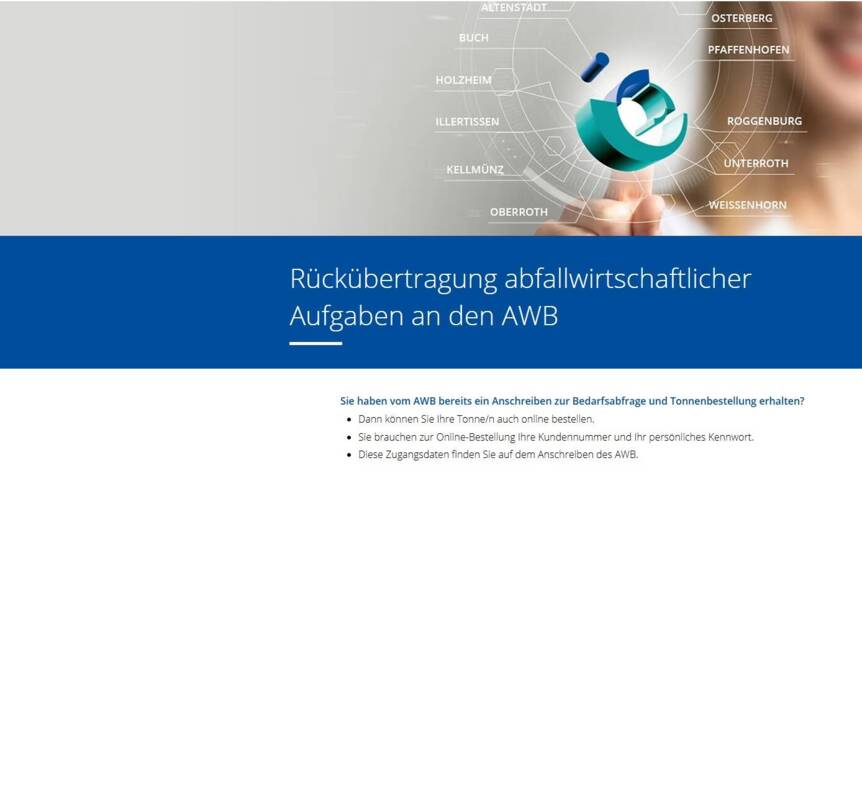 Rückübertragung Abfallwirtschaft 